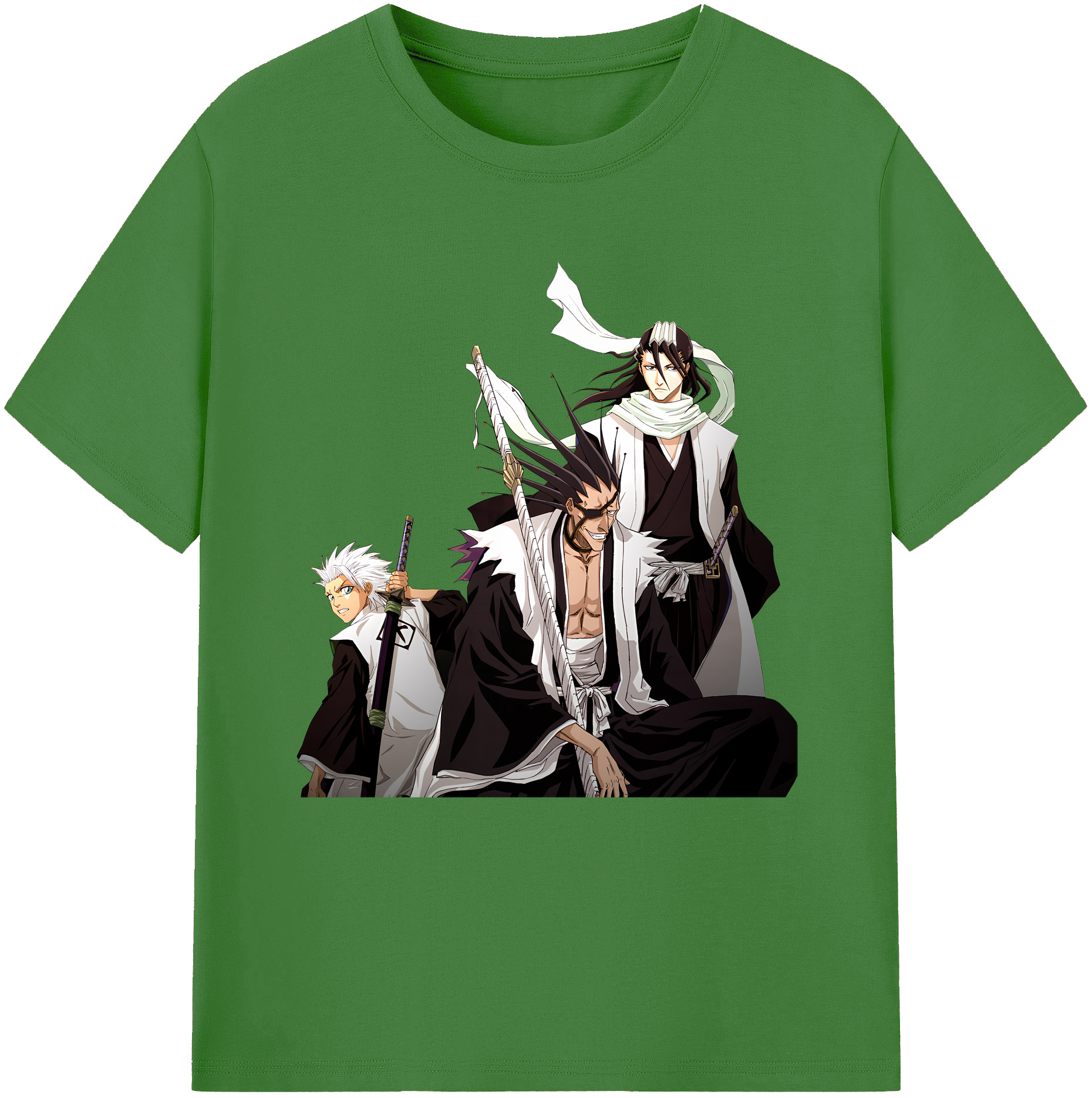 （画像用） ブリーチ ざらき けんぱち BLEACH Zaraki Kenpachi レディースカジュアルプリントTシャツ（綿100％）